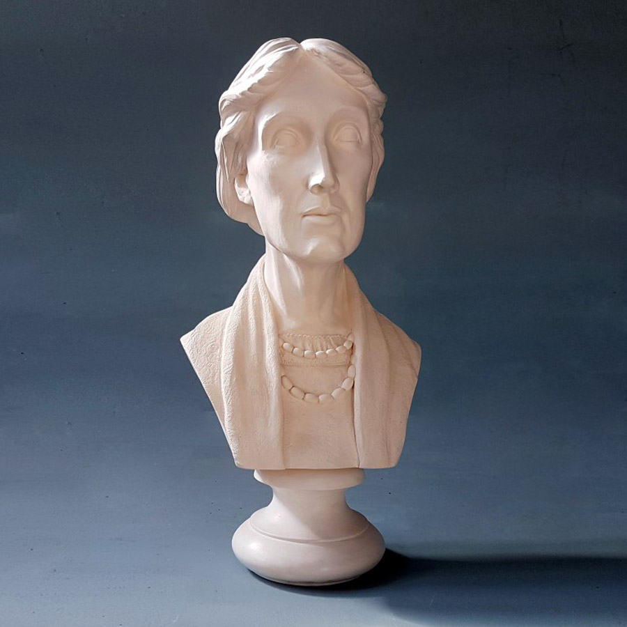 Purchase Virginia Wolf, Life Size Bust, hand made by The Modern Souvenir Company.