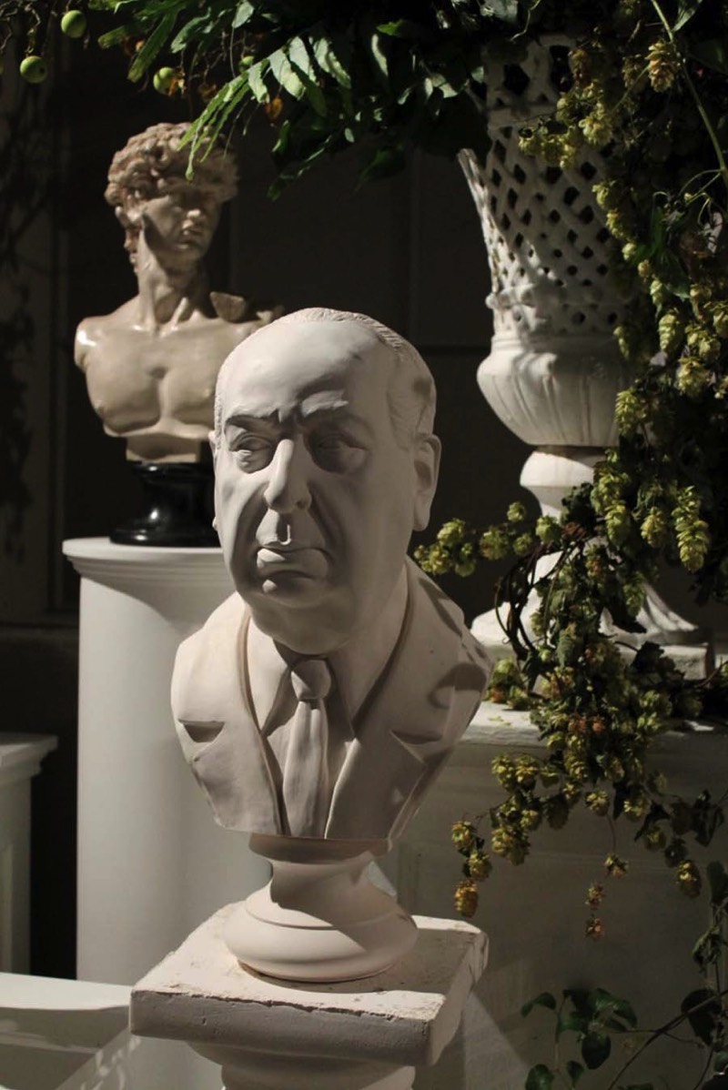 Purchase Alfred Hitchcock, Life Size Bust, hand made by The Modern Souvenir Company.