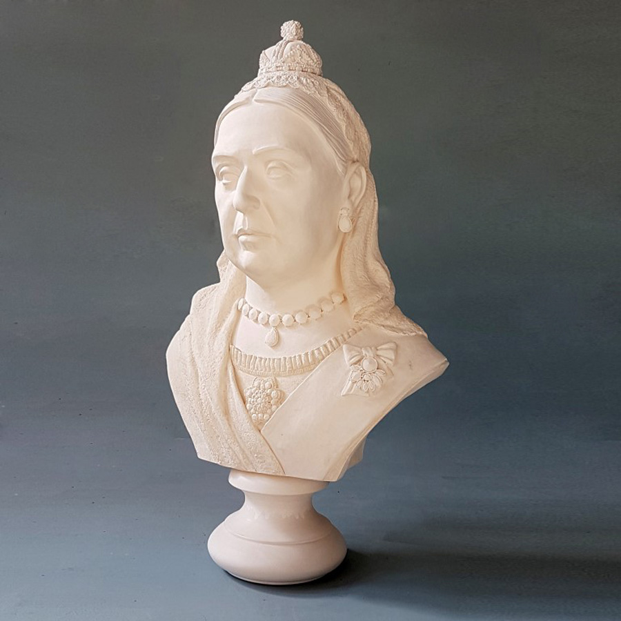 Purchase Queen Victoria, Life Size Bust, hand made by The Modern Souvenir Company.