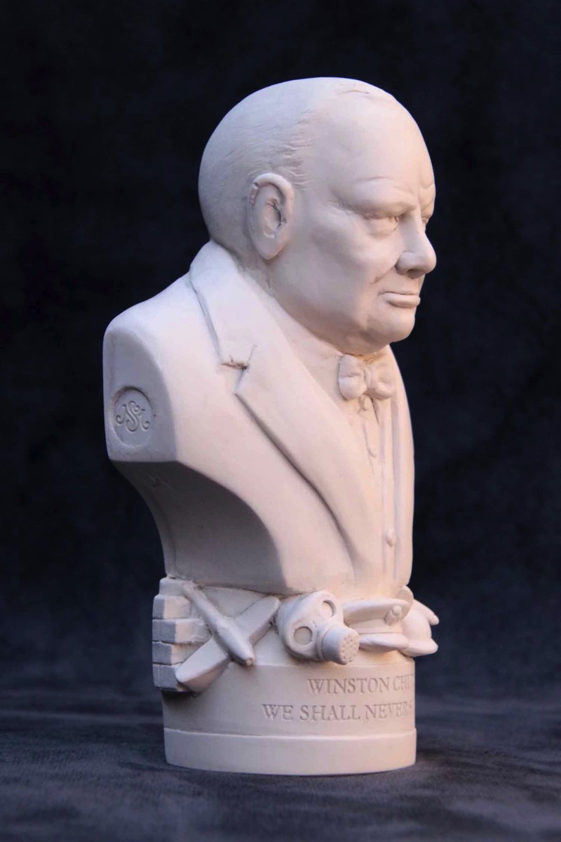 Purchase Famous Faces bust of Winston Churchill