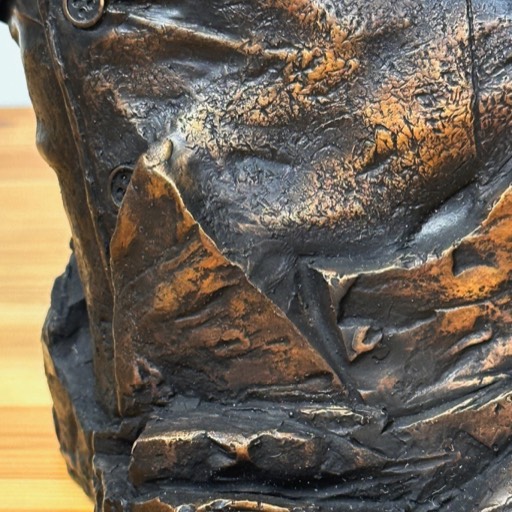 Fridtjof Nansen Blassic Bronze Sculpture Detail 2