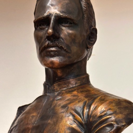 Fridtjof Nansen Blassic Bronze Sculpture Close