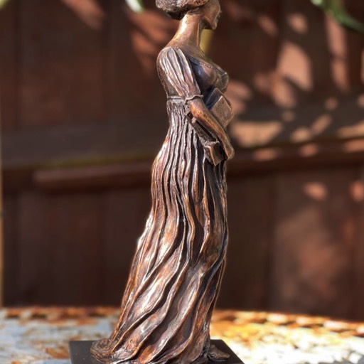 Austenite Maquette Bronze Sculpture Side Left