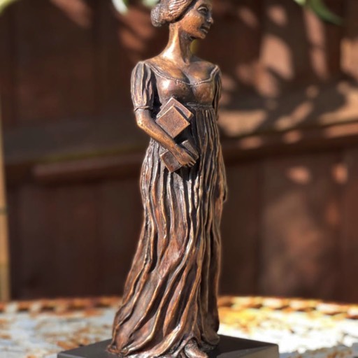 Austenite Maquette Bronze Sculpture Front Angle