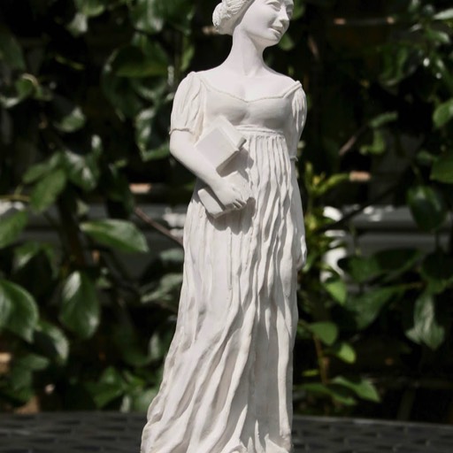 Austenite Maquette Poured Marble Sculpture Front