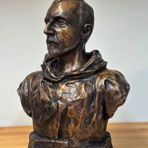 Roald Amundsen Classic Bronze Sculpture Front Left Side