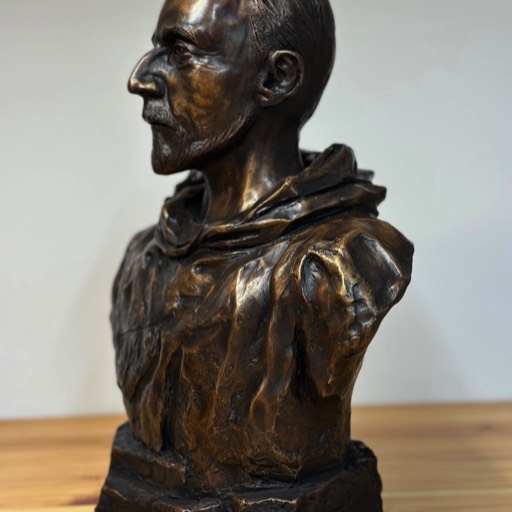 Roald Amundsen Classic Bronze Sculpture Front Left