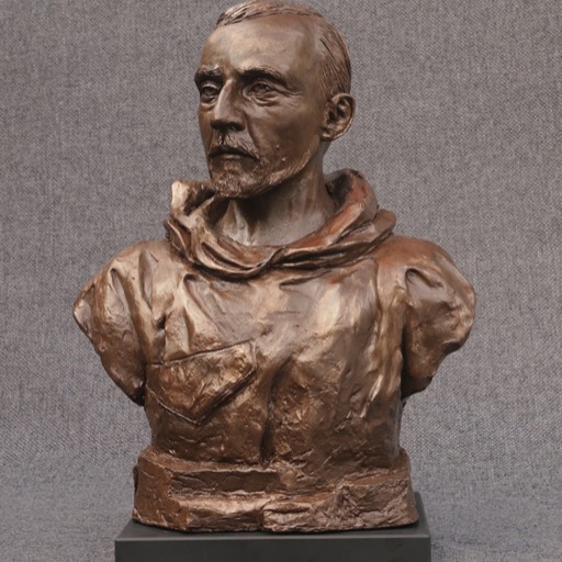 Roald Amundsen Cold Cast Bronze Sculpture Front