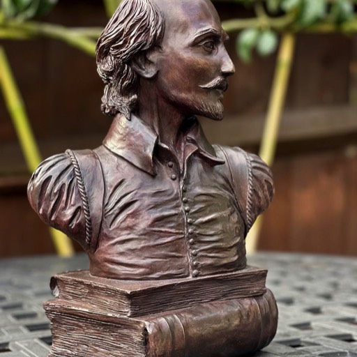 William Shakespeare Cold Cast Bronze Sculpture