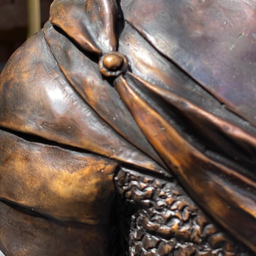 William Wallace Bronze Sculpture Shoulder Detail