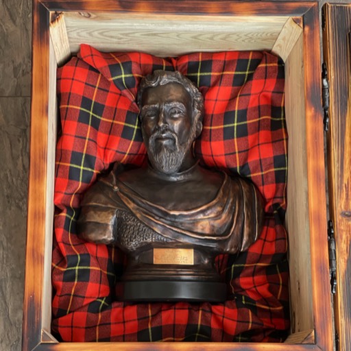 William Wallace Bronze Sculpture Packaged