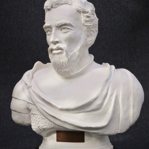 William Wallace Marble Sculpture Front Angle