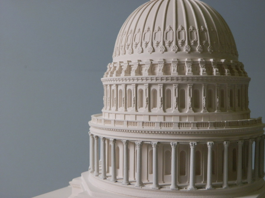 Purchase The USA Capitol Building Washington, USA, handmade in plaster by Timothy Richards.