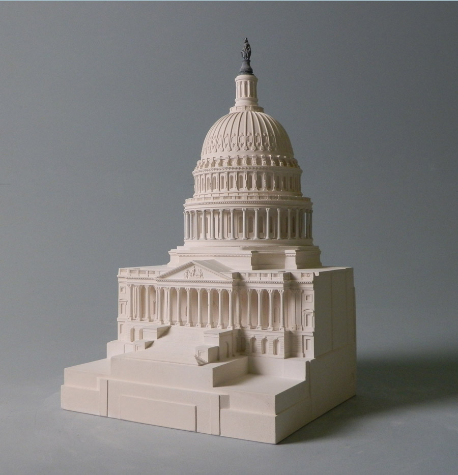 Purchase The USA Capitol Building Washington, USA, handmade in plaster by Timothy Richards.