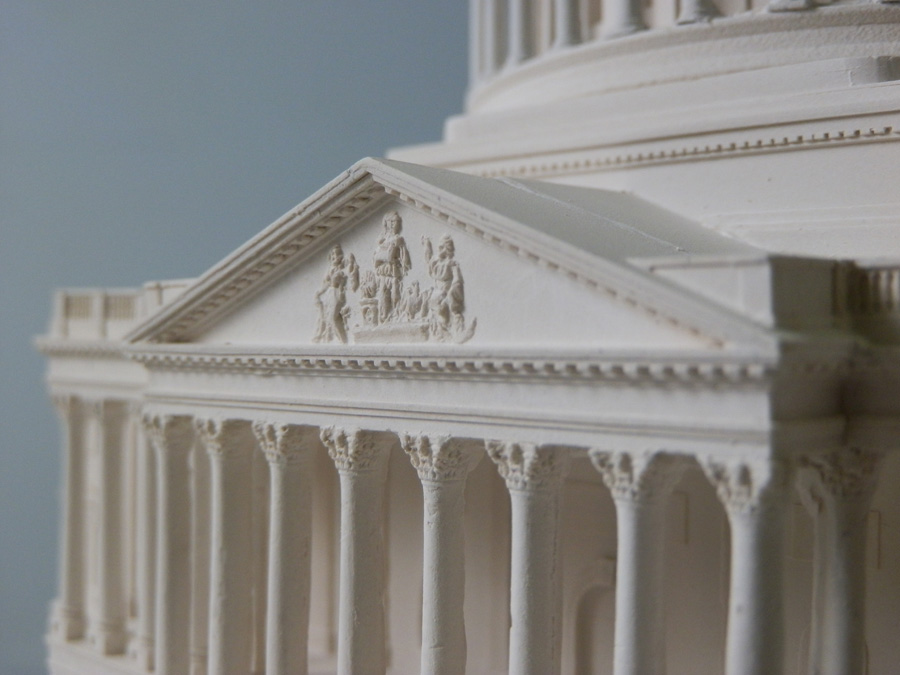 Purchase The USA Capitol Building Washington, USA, handmade in plaster by Timothy Richards.