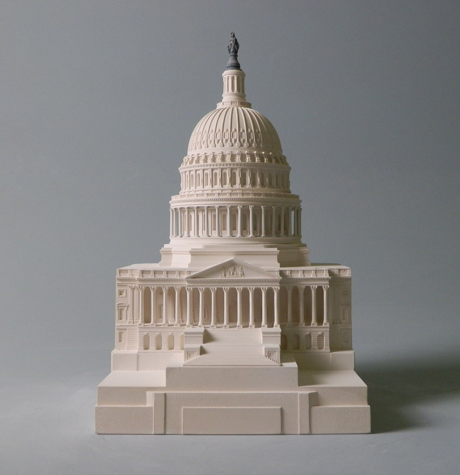 Purchase The USA Capitol Building Washington, USA, handmade in plaster by Timothy Richards.