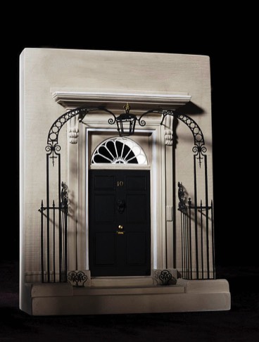 Purchase 10 Downing Street Doorway, hand crafted models of famous Doorways by Timothy Richards. 