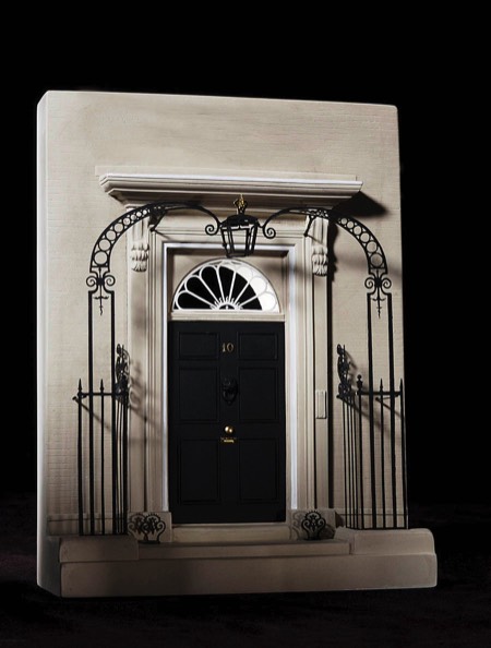 Purchase 10 Downing Street Doorway, hand crafted models of famous Doorways by Timothy Richards. 