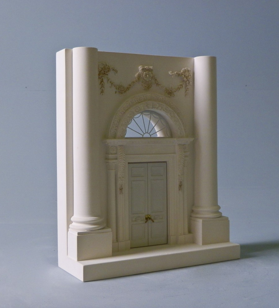 Purchase White House Entrance Washington USA, hand crafted models of famous Doorways by Timothy Richards. 