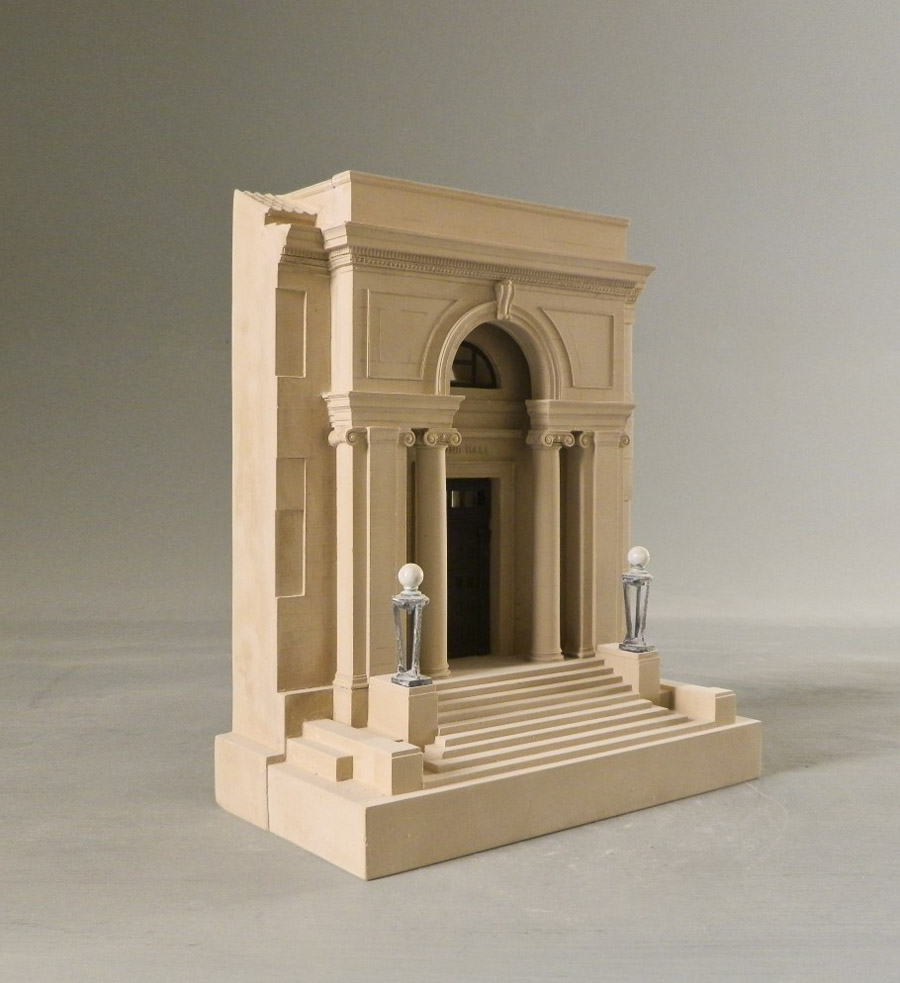 Purchase The University of Notre Dame School of Architecture, Bond Hall , hand crafted models of famous Doorways by Timothy Richards. 