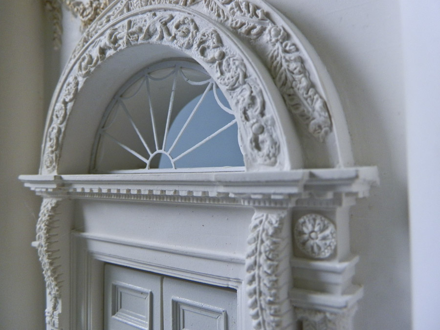 Purchase White House Entrance Washington USA, hand crafted models of famous Doorways by Timothy Richards. 