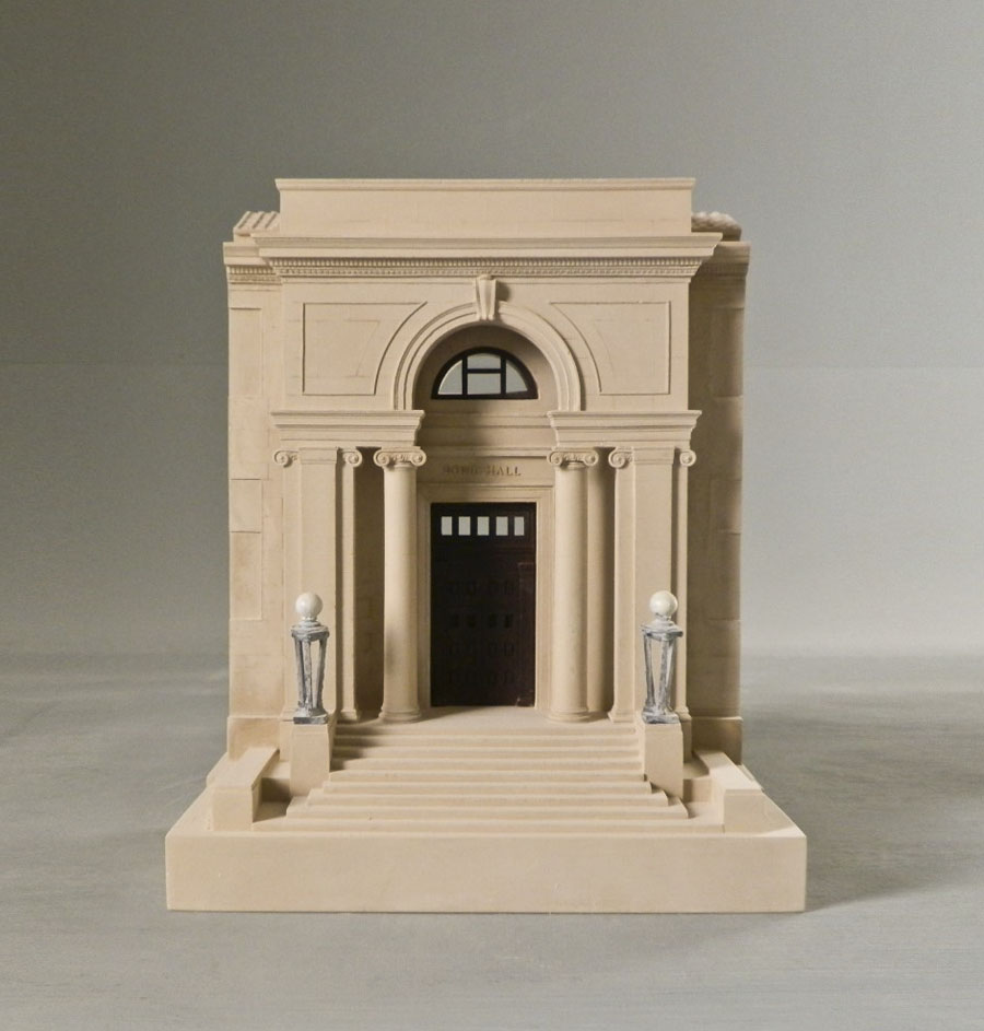 Purchase The University of Notre Dame School of Architecture, Bond Hall , hand crafted models of famous Doorways by Timothy Richards. 