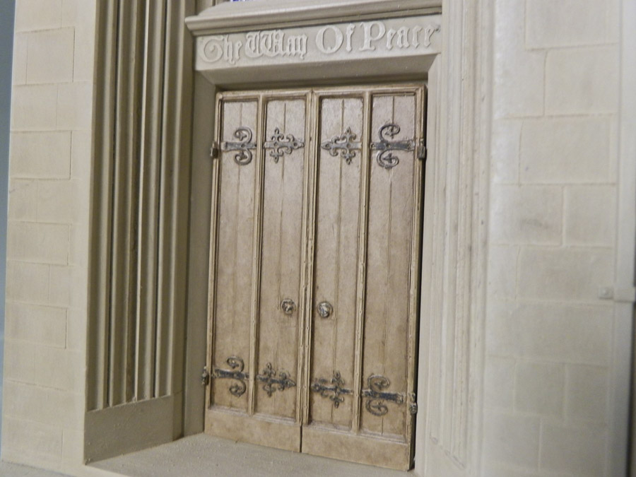 Purchase The Washington National Cathedral Doorway, hand crafted models of famous Doorways by Timothy Richards. 