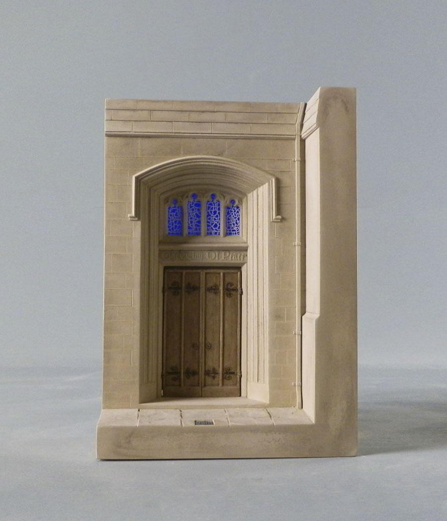 Purchase The Washington National Cathedral Doorway, hand crafted models of famous Doorways by Timothy Richards. 