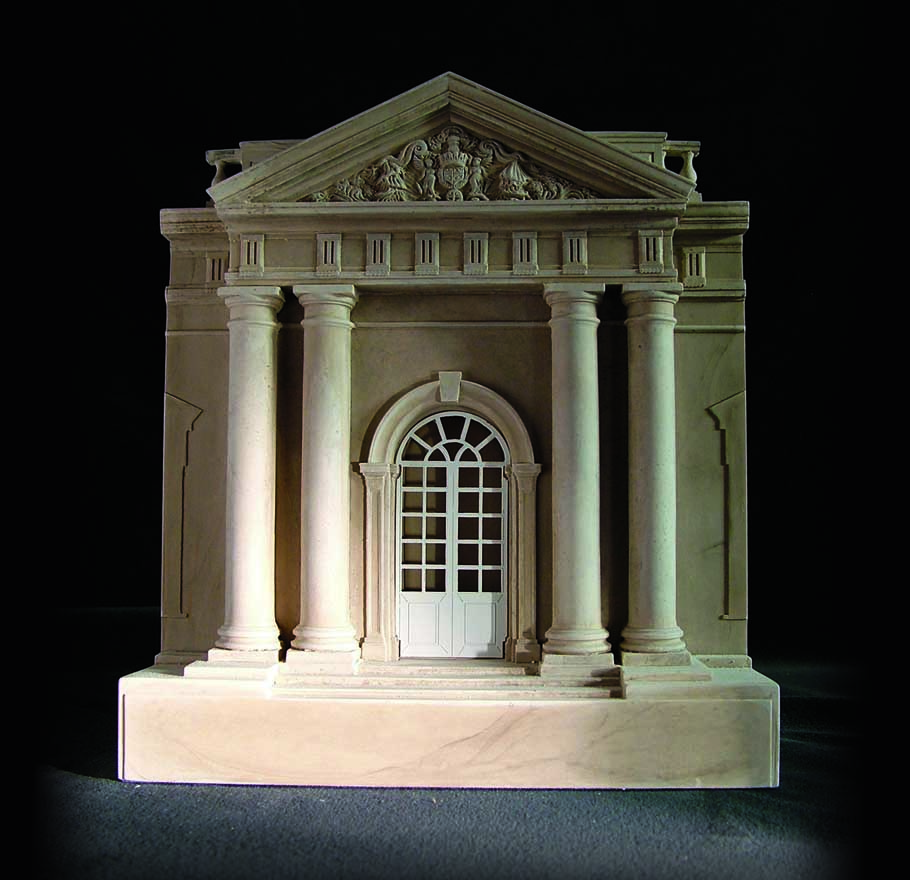 Purchase Hopetoun House Edinburgh, hand crafted models of famous Doorways by Timothy Richards. 