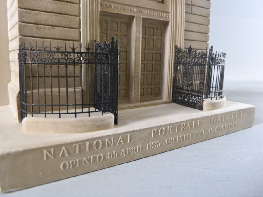 Purchase The National Portrait Gallery of London, hand crafted models of famous Doorways by Timothy Richards. 