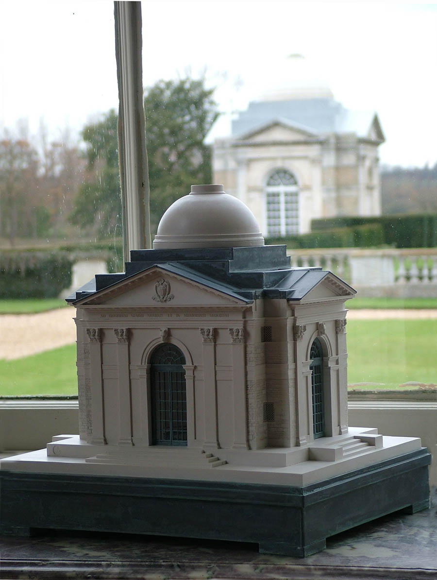 Purchase, Lutyens Temple, England handmade in plaster by Timothy Richards.