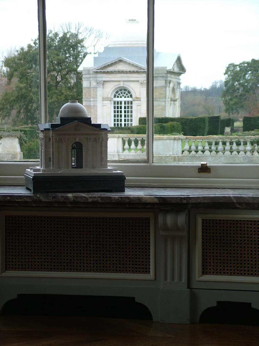 Purchase, Lutyens Temple, England handmade in plaster by Timothy Richards.