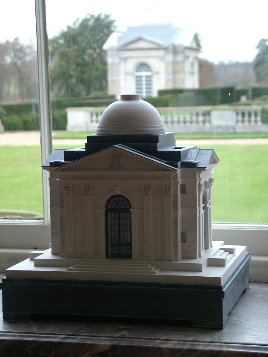 Purchase, Lutyens Temple, England handmade in plaster by Timothy Richards.