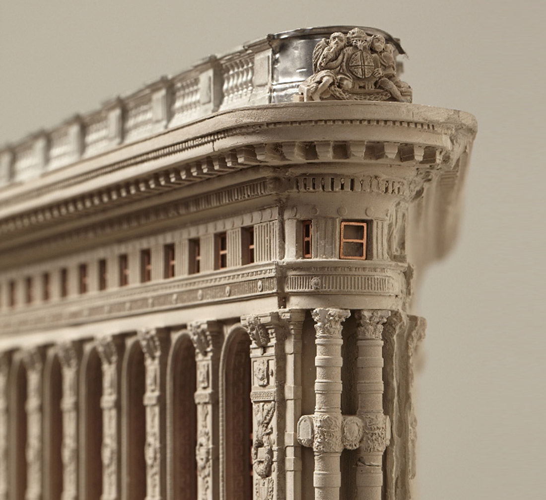 Purchase Flatiron, Fuller Building, Manhatten New York, USA, handmade in plaster by Timothy Richards.