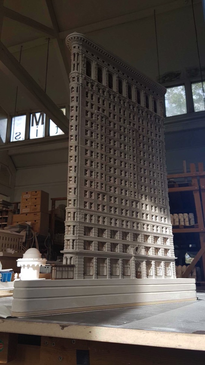 Purchase Flatiron, Fuller Building, Manhatten New York, USA, handmade in plaster by Timothy Richards.