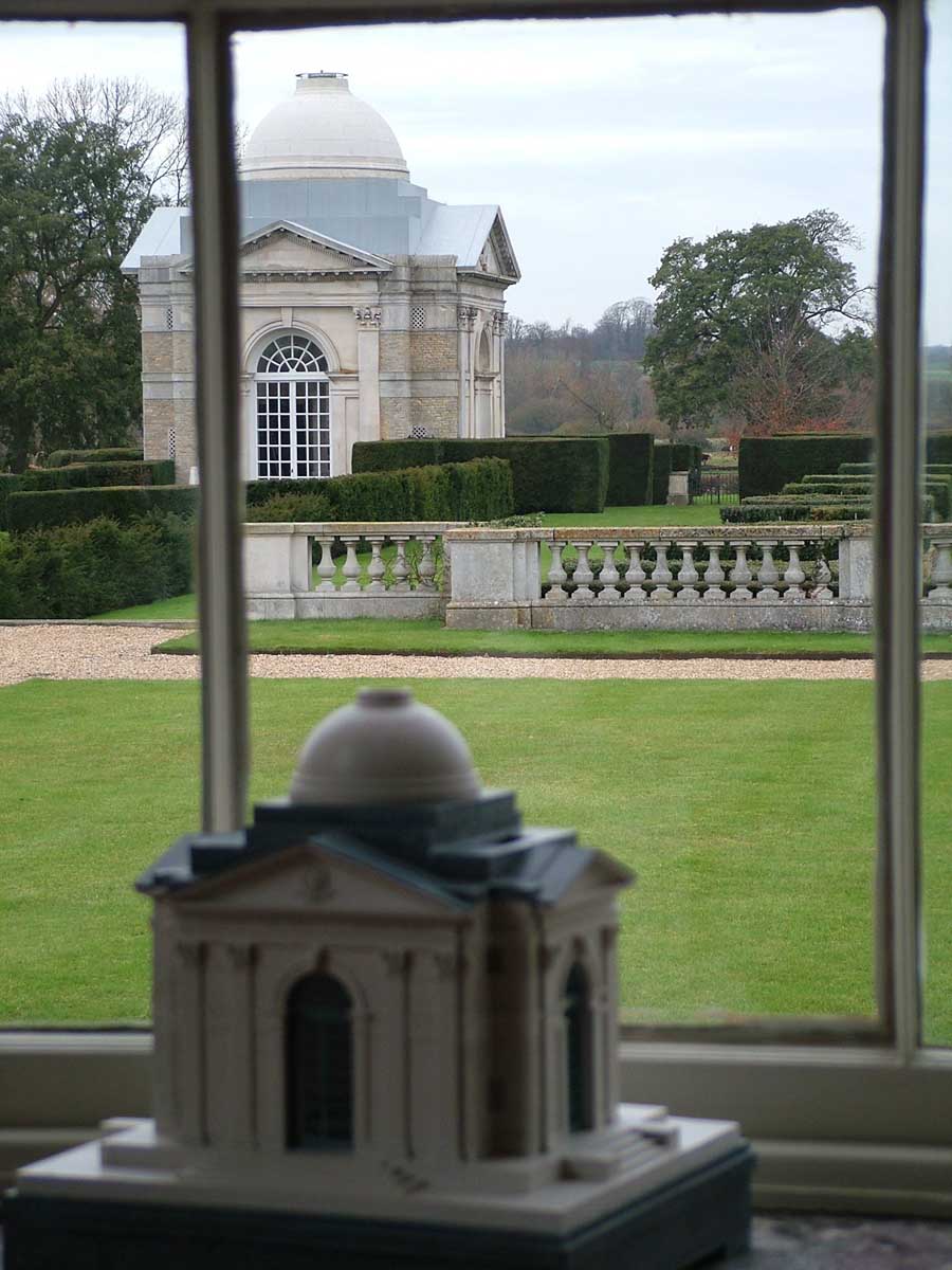 Purchase, Lutyens Temple, England handmade in plaster by Timothy Richards.