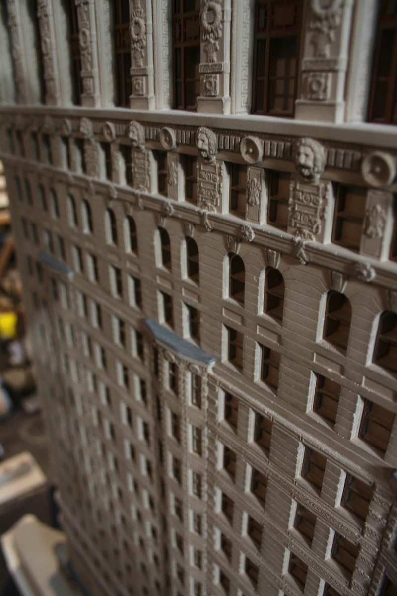 Purchase Flatiron, Fuller Building, Manhatten New York, USA, handmade in plaster by Timothy Richards.