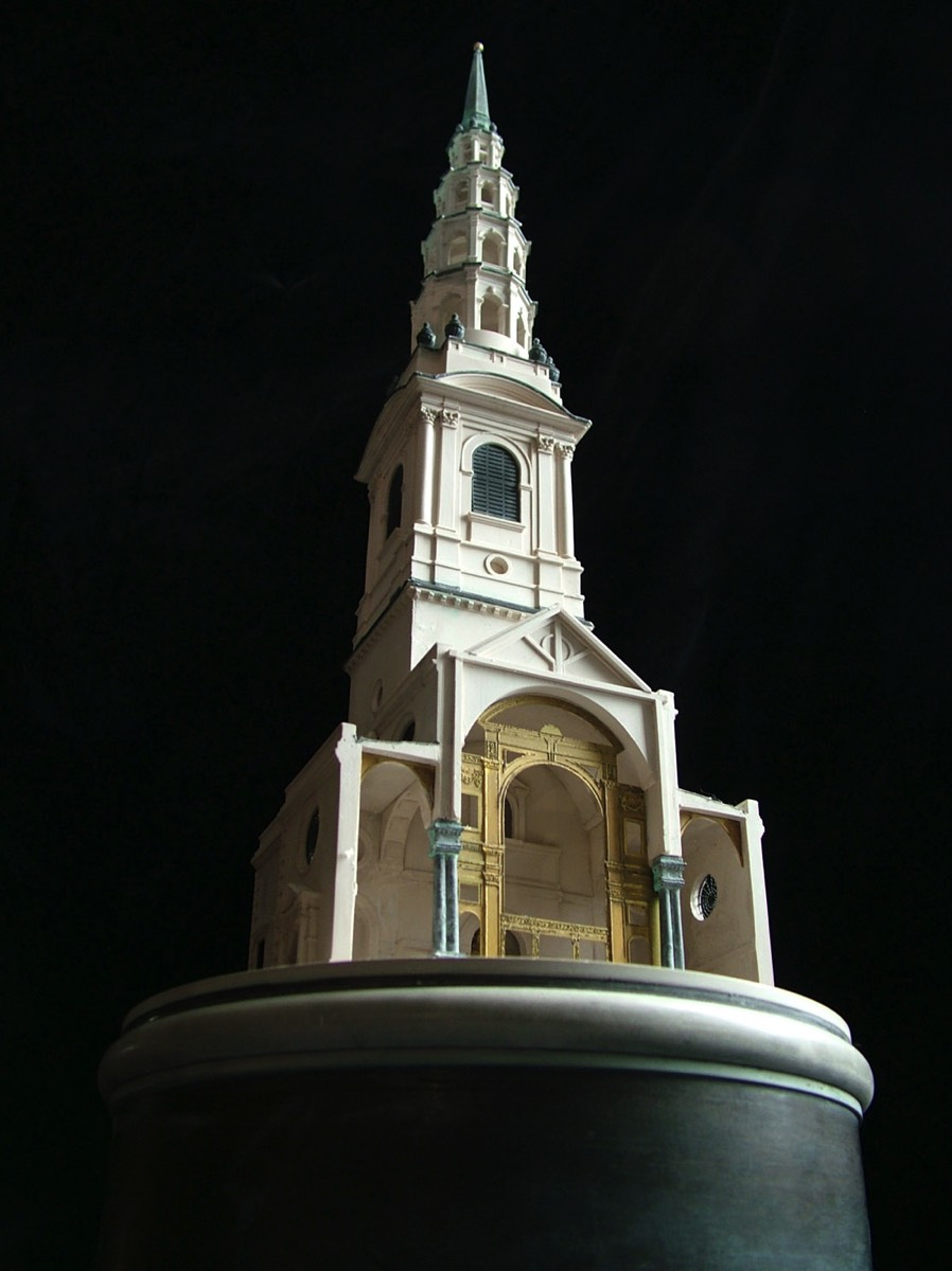 Purchase St.Brides Church, Fleet Street London, England, handmade in plaster by Timothy Richards.