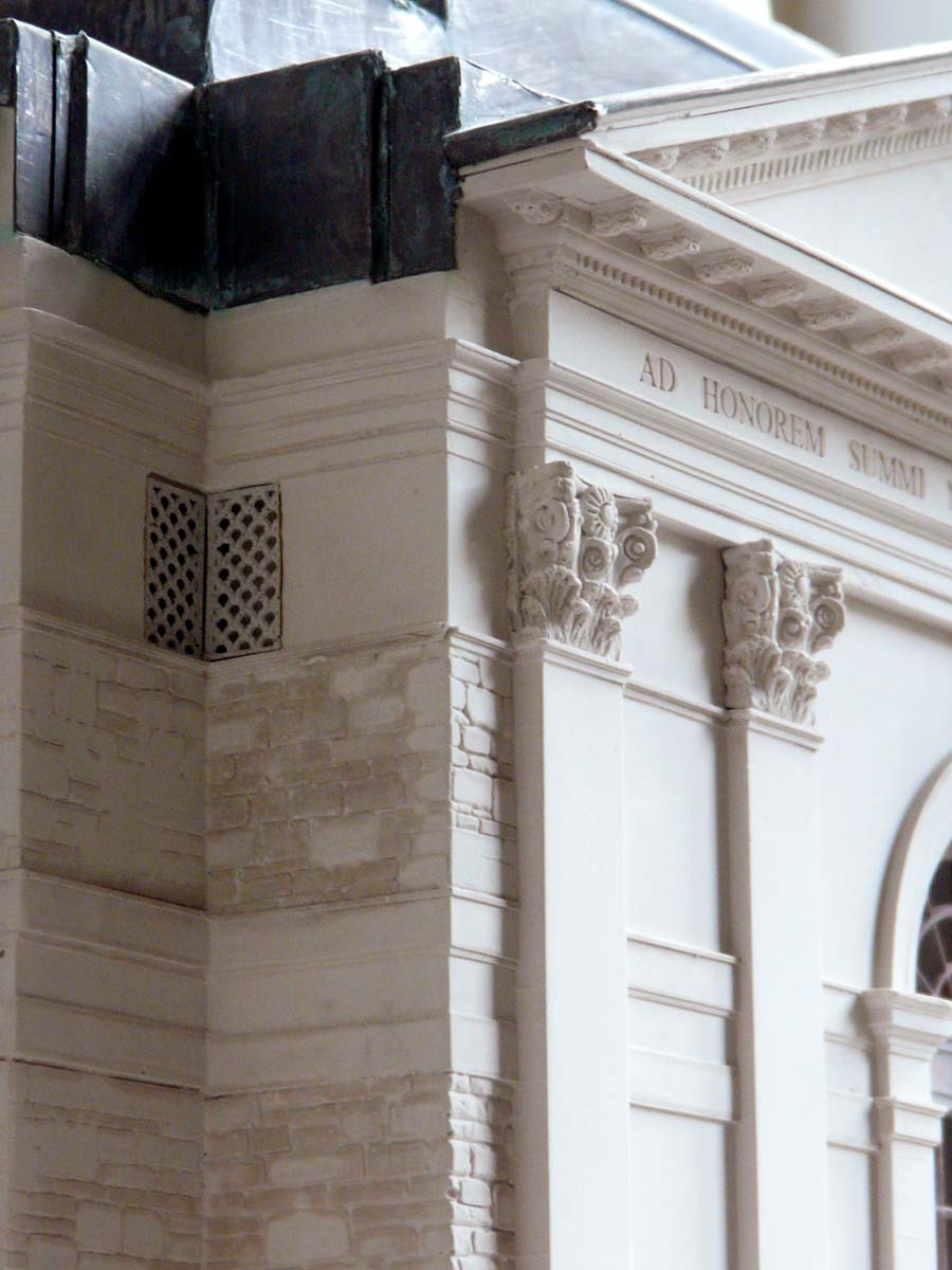 Purchase, Lutyens Temple, England handmade in plaster by Timothy Richards.