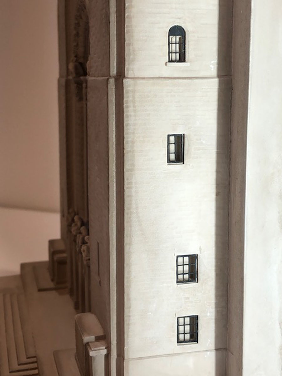 Purchase, Royal Ontario Museum Canada, handmade in plaster by Timothy Richards.