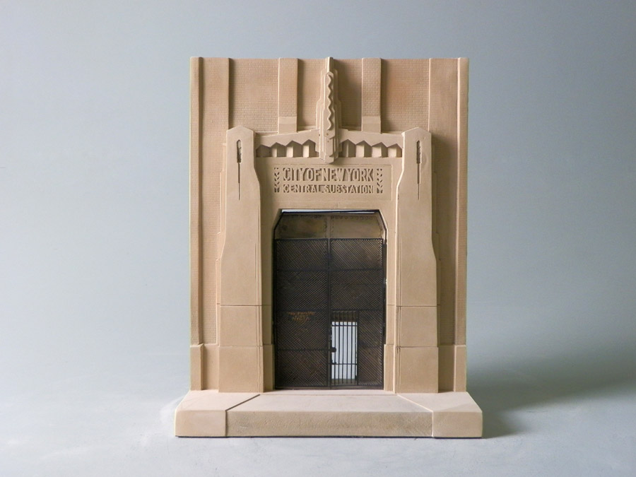 Purchase New York Substation, Manhatten New York, USA, handmade in plaster by Timothy Richards.