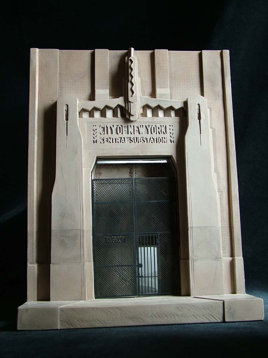 Purchase New York Substation, Manhatten New York, USA, handmade in plaster by Timothy Richards.