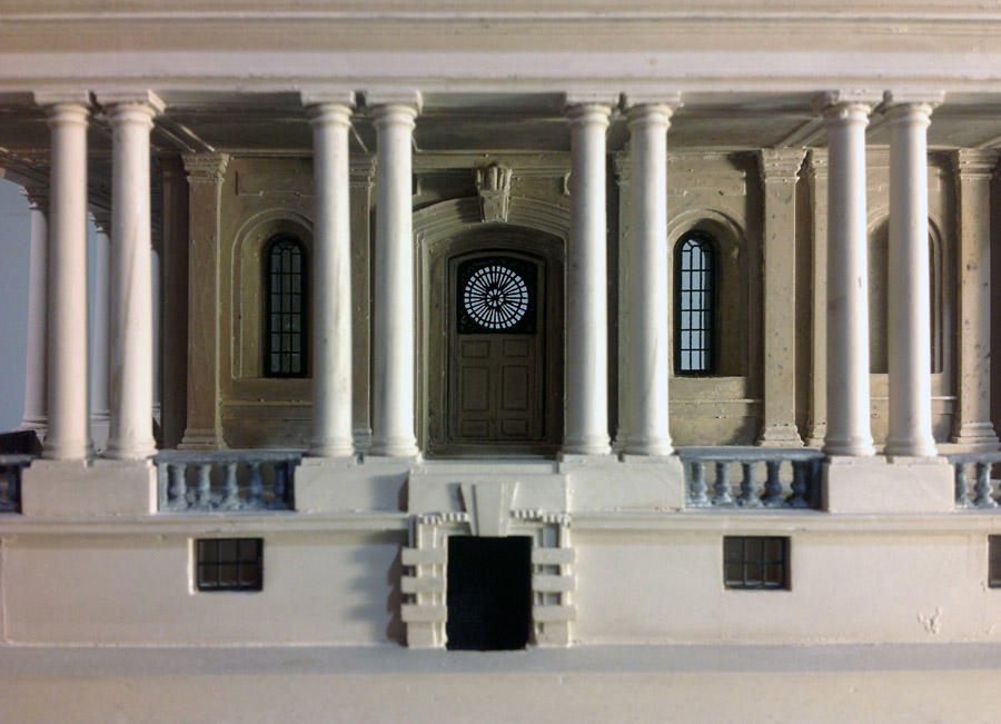 Purchase Royal Naval Hospital Greenwich, England, handmade in plaster by Timothy Richards.