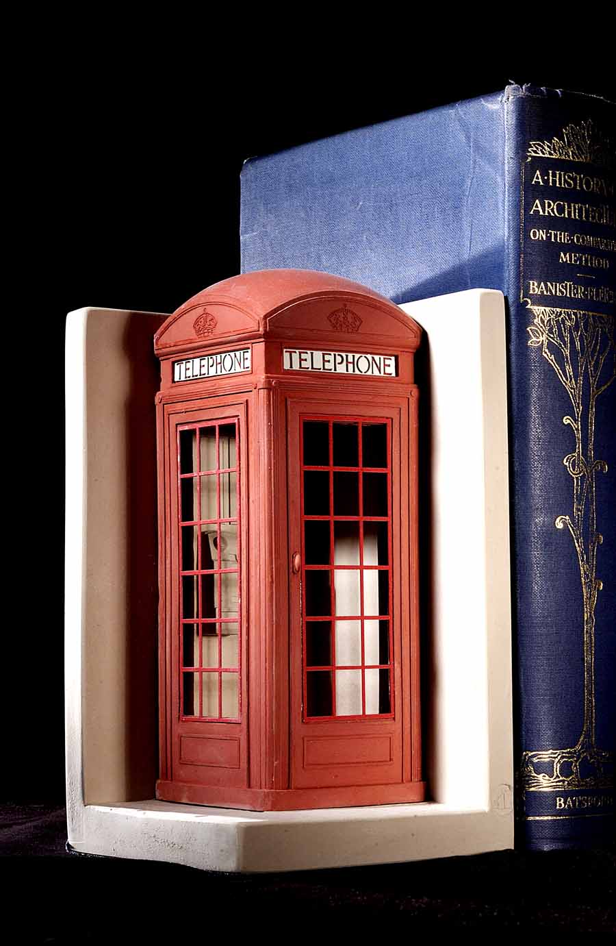 Purchase the traditional red British Telephone Box, hand crafted models of famous landmarks by Timothy Richards. 