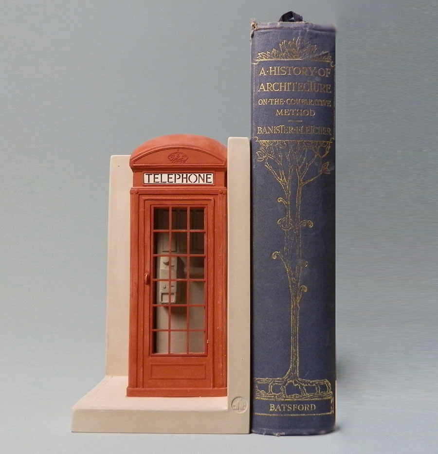 Purchase the traditional red British Telephone Box, hand crafted models of famous landmarks by Timothy Richards. 