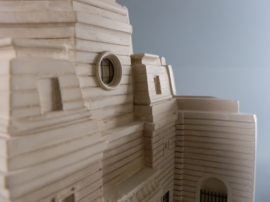 Purchase, Twin Towers Wembley Bookends (small), London, handmade in plaster by Timothy Richards.