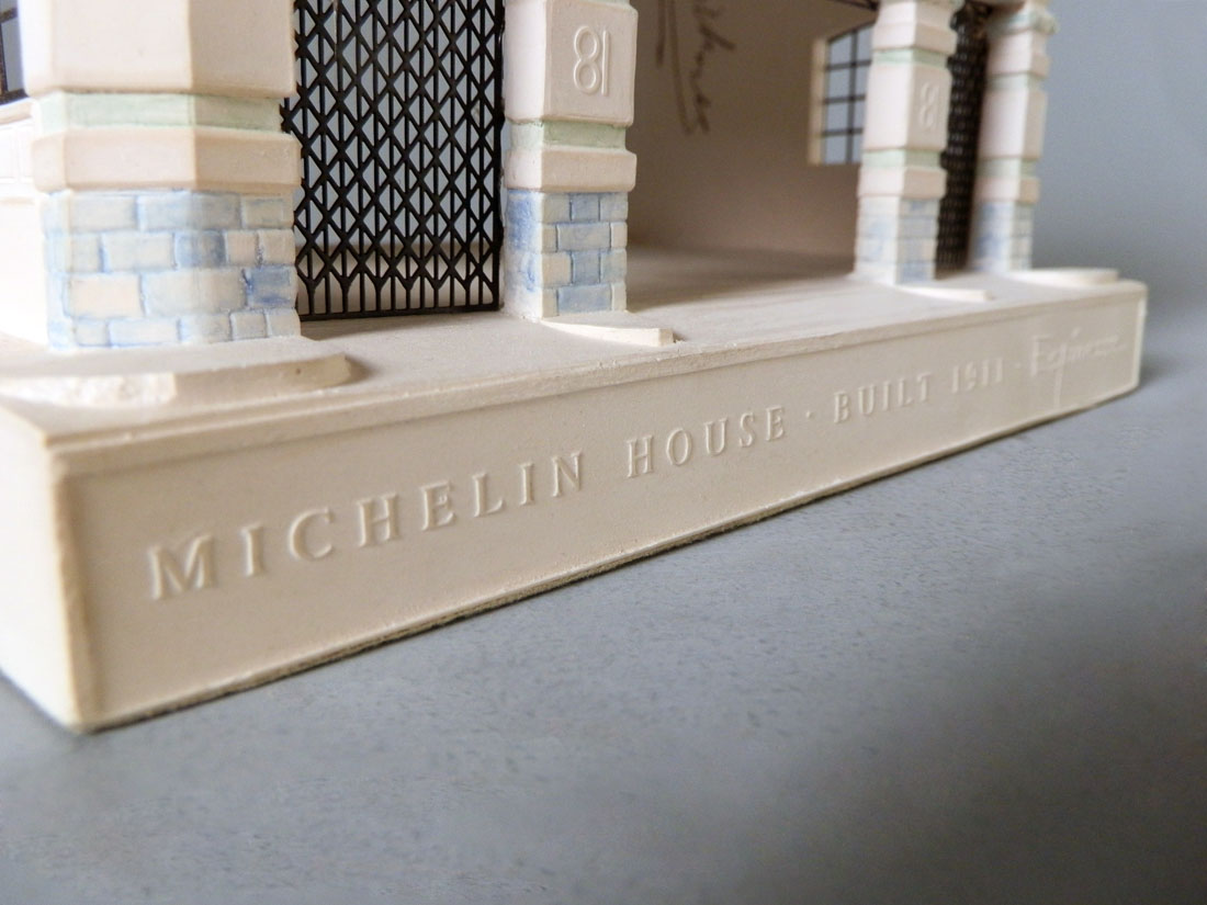 Purchase, Michelin Building, London, handmade in plaster by Timothy Richards.