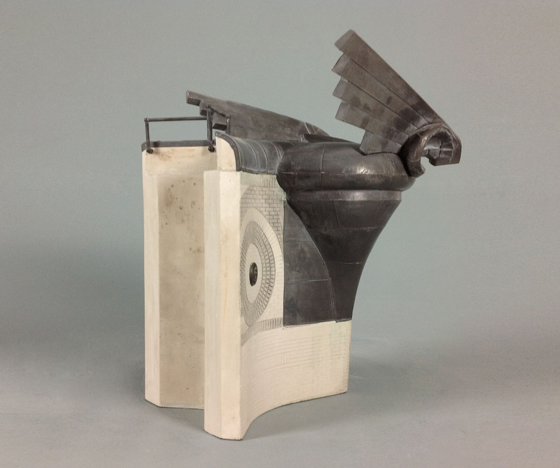 Purchase, Radiator Cap Chrysler Building, New York, USA handmade in plaster by Timothy Richards.