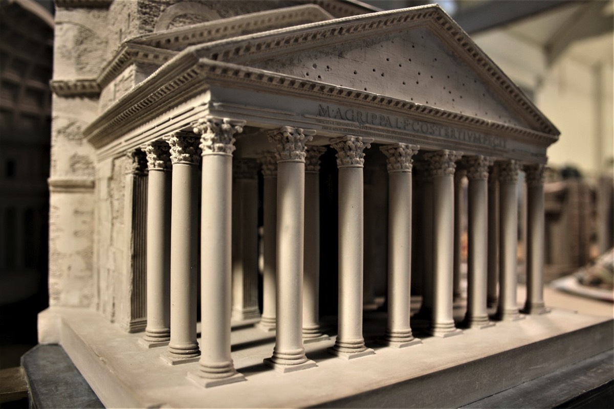 Purchase, Pantheon Rome, Italy, handmade in plaster by Timothy Richards.