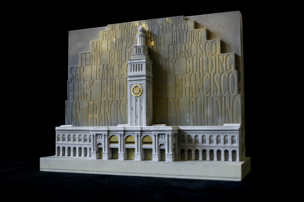 Purchase Dorchester Hotel Model, London England, handmade in plaster by Timothy Richards.